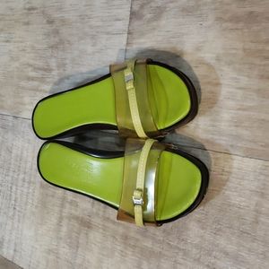 Salvatore Ferragamo 7 1/2B green